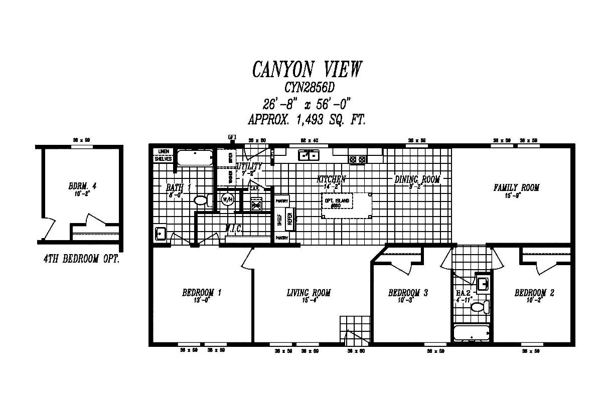 The Canyon View CYN2856D by Marlette Homes